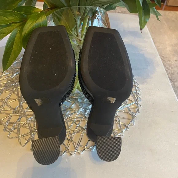 Jeffrey Campbell Hollywood Rhinestone Platform Sandals Size 7 - Picture 9 of 13